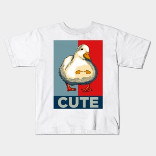 Cute Duck Meme Kids T-Shirt